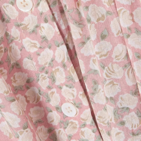 FAITHFULL THE BRAND by ANTHROPOLOGIE Marigot Dress in Pink Azalea Floral - Picture 4 of 8